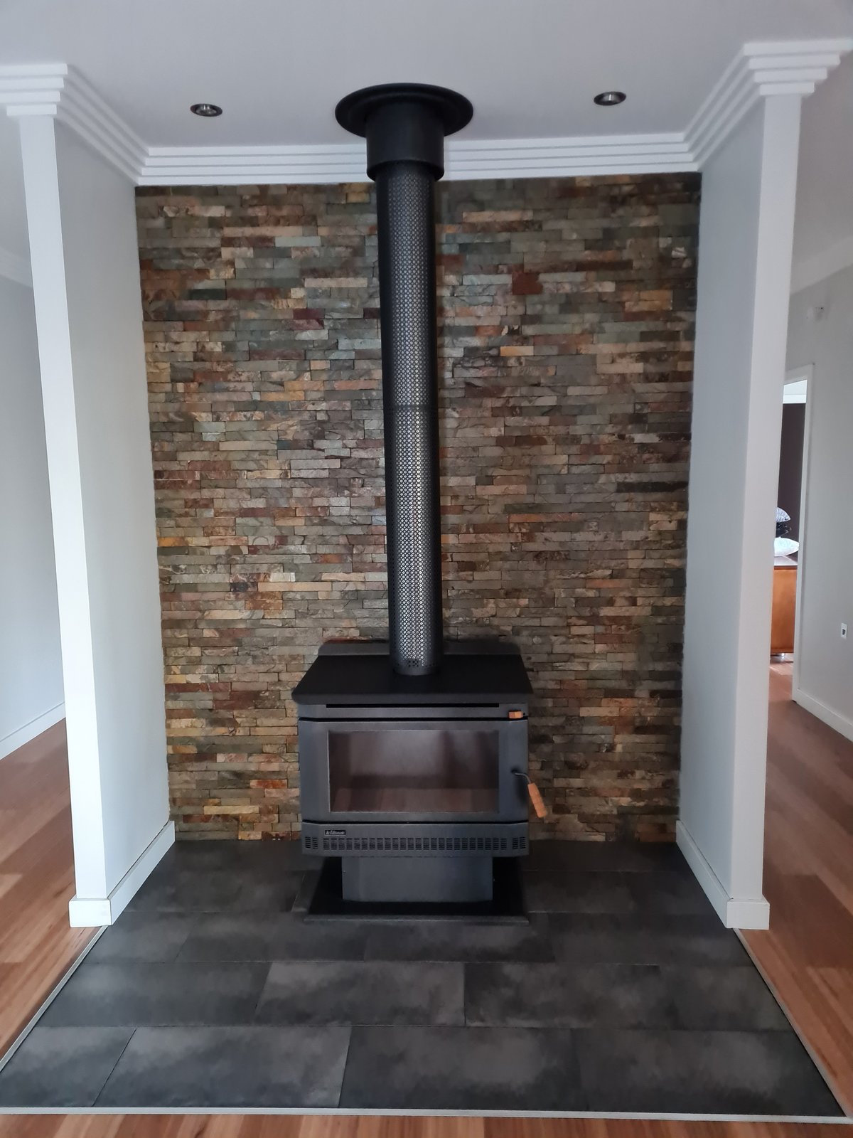 Fireplace installation in the Hawkesbury by Grime Free